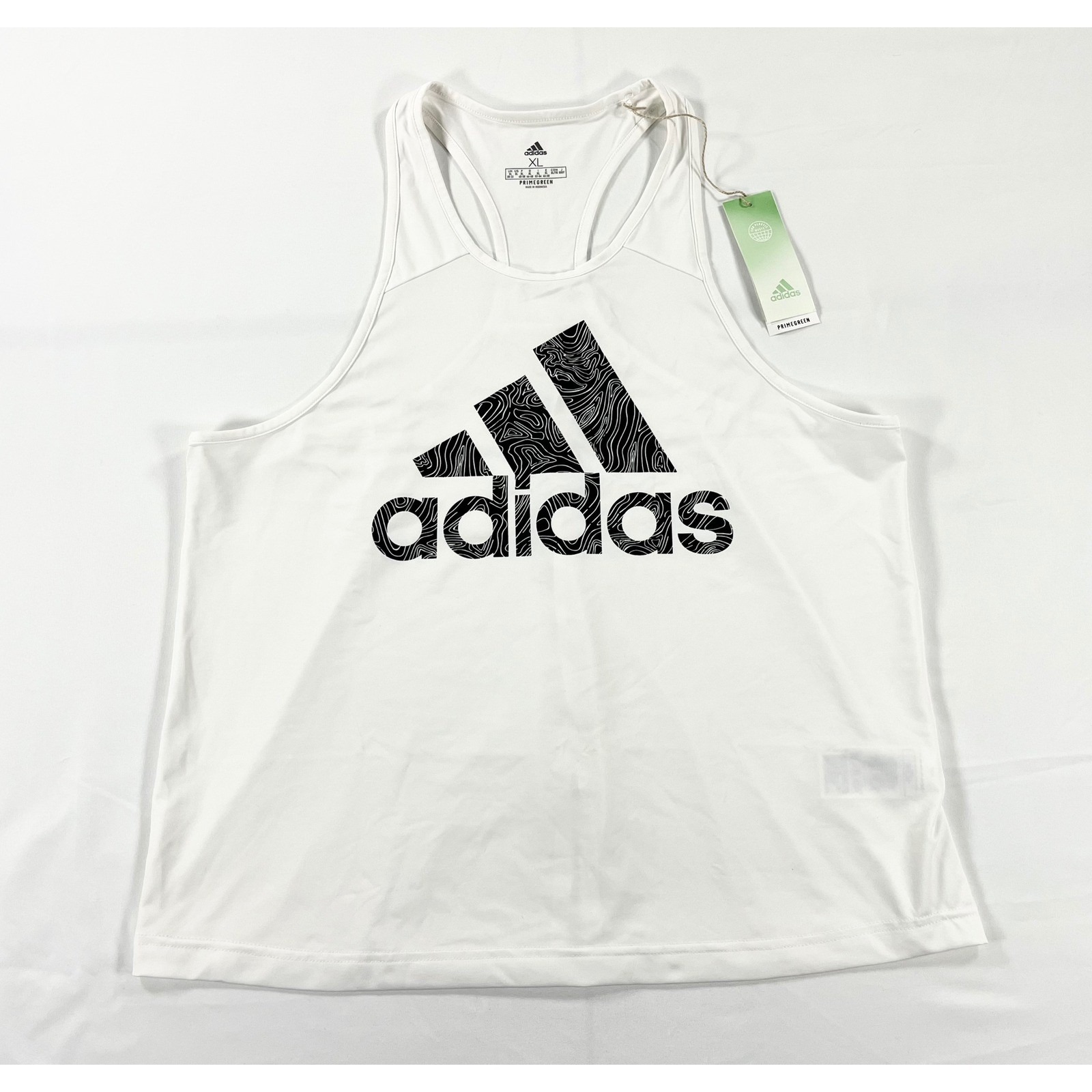 Adidas Primegreen Tank Top Womens Xl White Racerback Athletic Workout Gym Nwt
